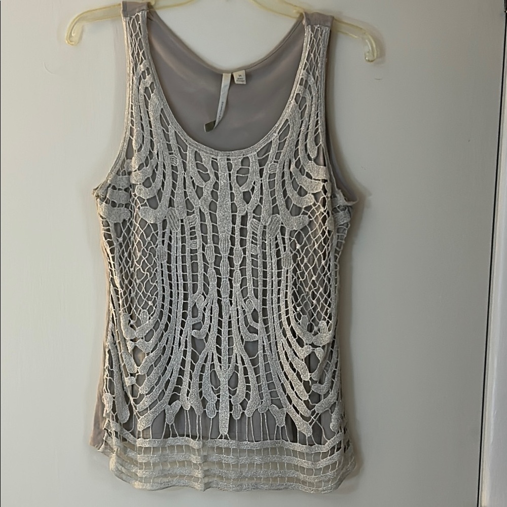 Lauren Conrad Elegant Lace Overlay Women's Top